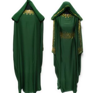 Luxury Women Green Batwing Neda Abaya Jilbab