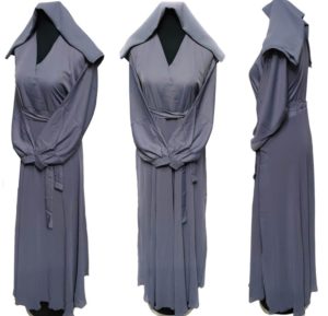 Luxury Grey Women Abaya