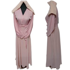 Luxury Pink Women Abaya Jalabiya