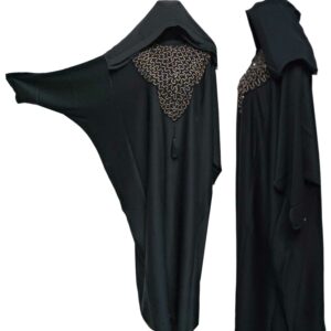 Latest Design Women Black Abaya Farasha Jalabiya