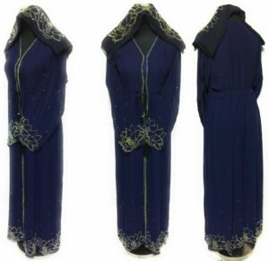 Latest Design Women Blue Abaya Farasha Jalabiya