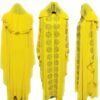 Luxury Women Yellow Abaya Jalabiya Farasha Long Dress