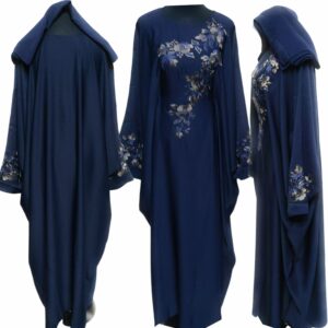 Luxury Women Batwing Abaya Jalabiya Farasha Long Dress