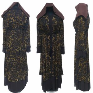 Latest Design Ciffon Women Abaya Farasha Jalabiya Arab Dress