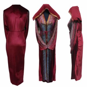 Luxury Modest Velvet Women Abaya Farasha Jalabiya Arab Dress