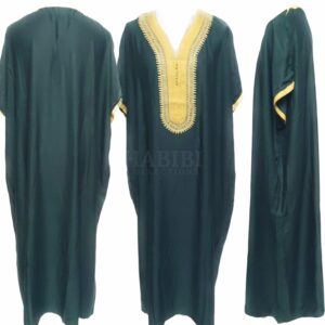 Original Moroccan Men Green Thobe Jubba Kandora Djellaba