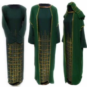 Latest Design 3 piece set Abaya Kaftan Farasha Maxi jilbab jalabiya burkha