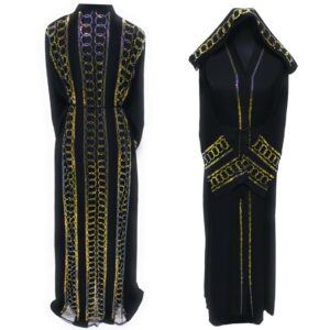 Women Abaya Farasha Jalabiya Arab Dress With Stone works