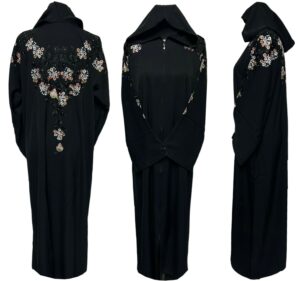 Women Moroccan Style Hooded Abaya Jalabiya long dress