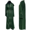 Latest Design Green Women Abaya Farasha Jalabiya Long dress