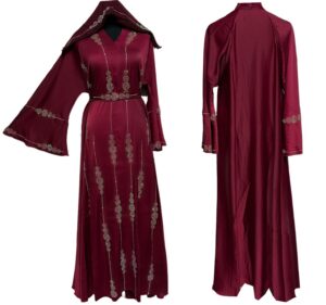 Latest Design Women Abaya Farasha Jalabiya Long dress
