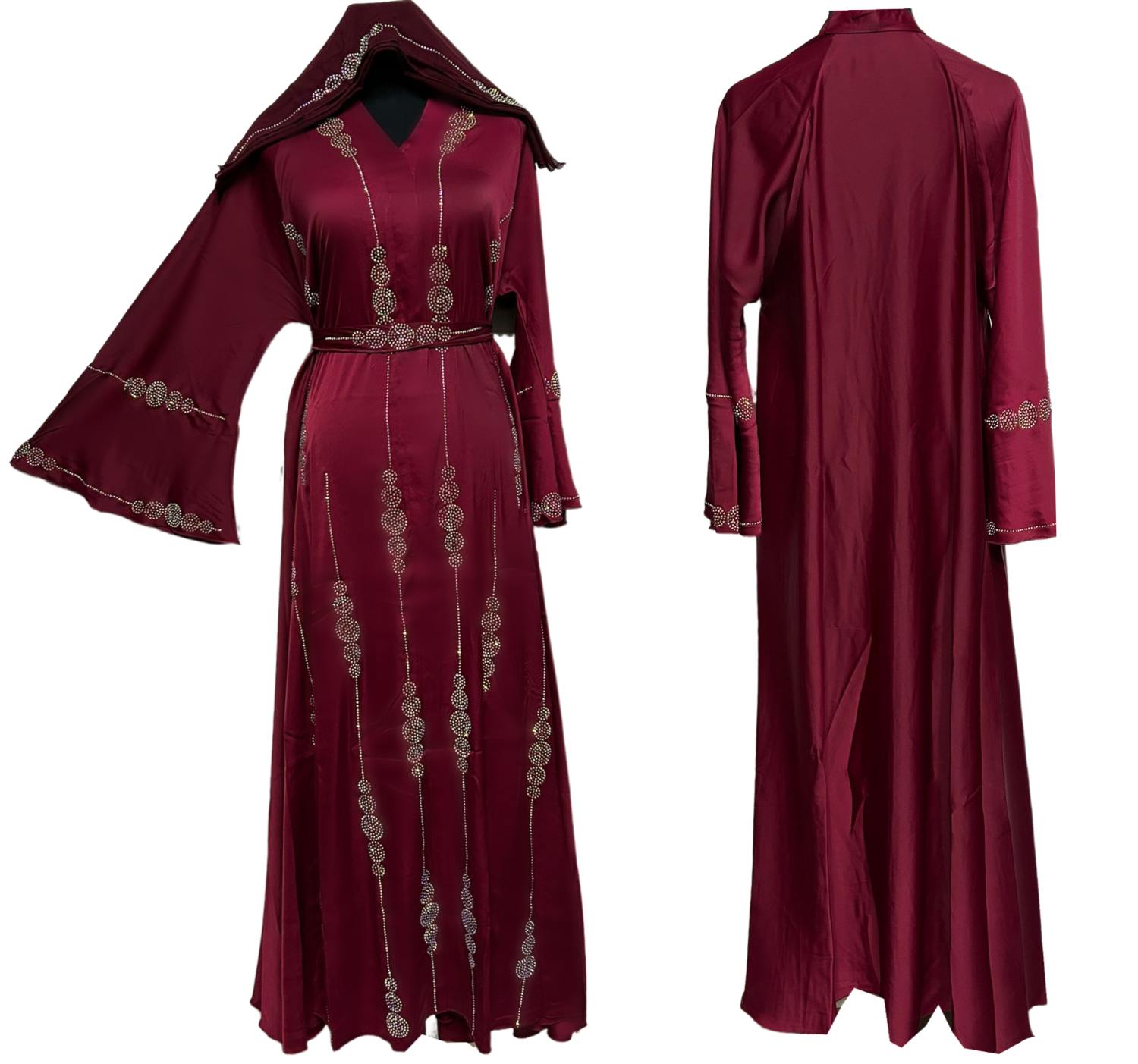 Latest Design Women Abaya Farasha Jalabiya Long dress
