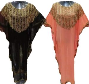 Latest Chiffon Kaftan Summer Dress Farasha